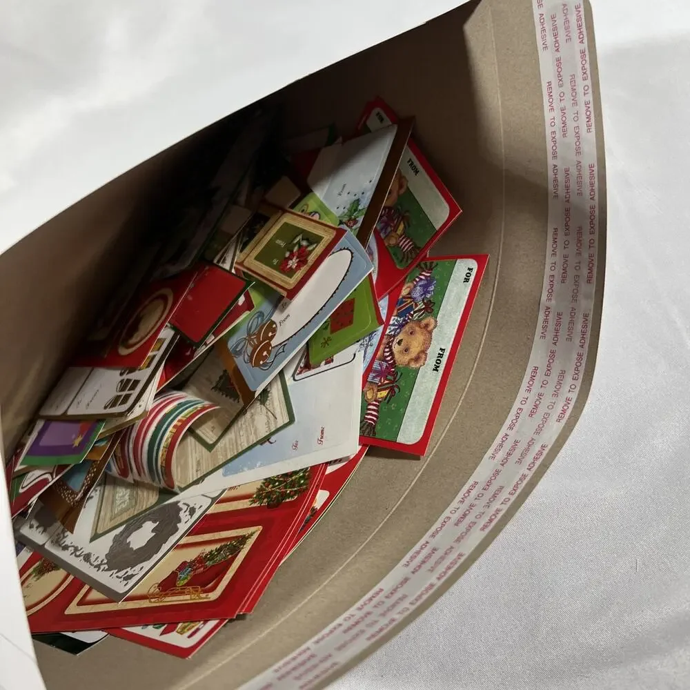 Vintage & Modern Christmas Gift Stickers Tags Labels 250+ Bears Cats Santa +more